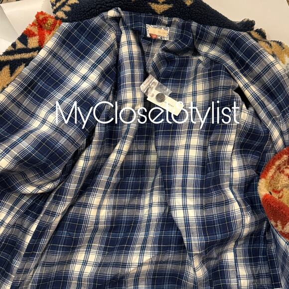 Anthropologie Sherpa Full Length Coat NEW Small Pilcro RARE one of a kind jacket - Picture 7 of 7